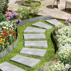 VEVOR Steel Landscape Edging, 5 Packs 39 x 4 in Rust-Resistant Metal Landscape Edging, Bendable Garden Edging Border