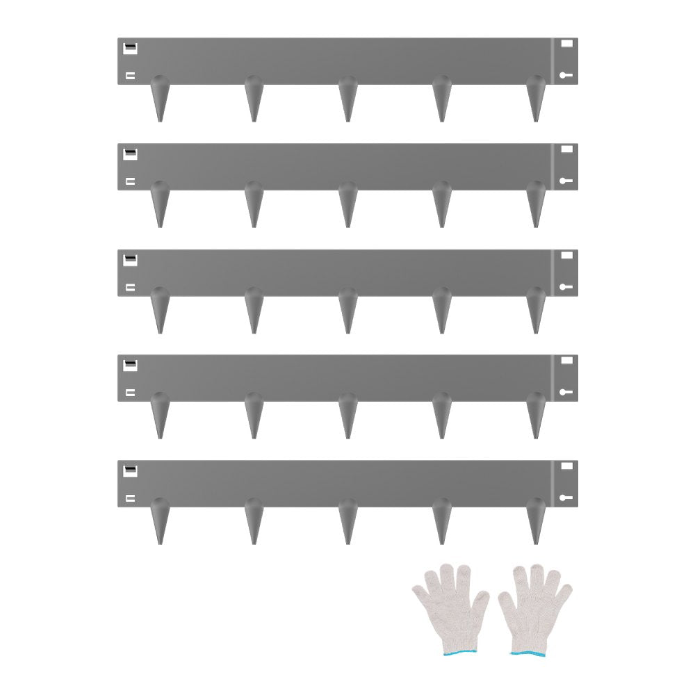 VEVOR Steel Landscape Edging, 5 Packs 39 x 4 in Rust-Resistant Metal Landscape Edging, Bendable Garden Edging Border