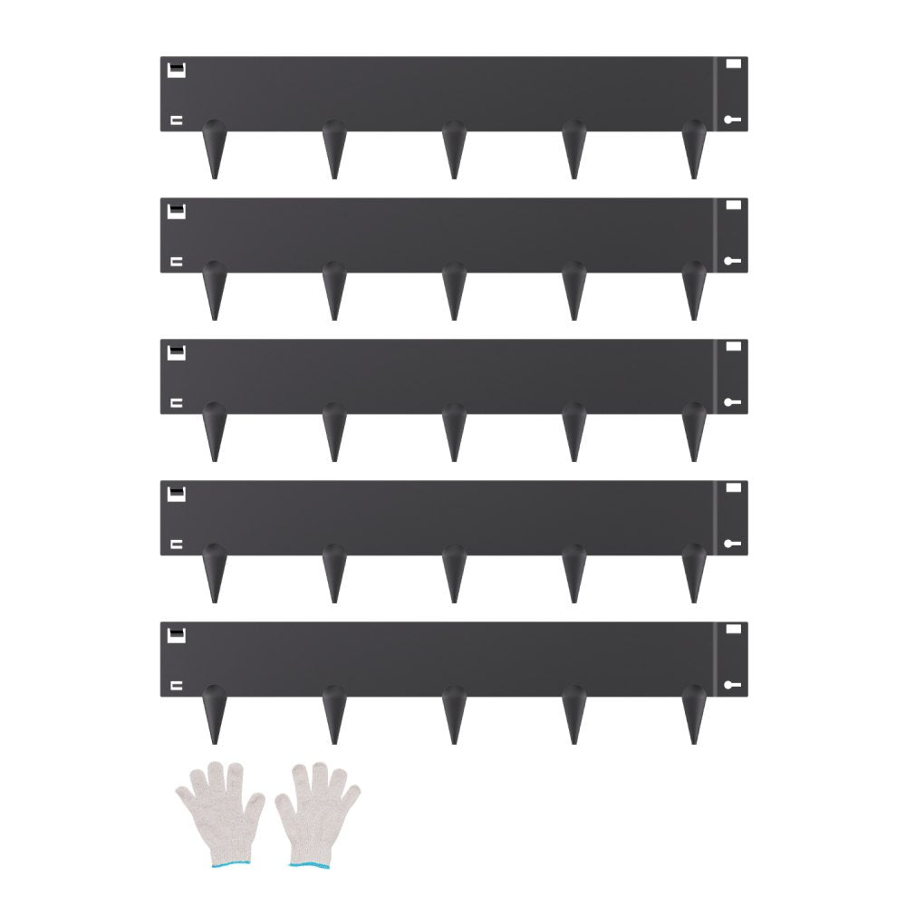 VEVOR Steel Landscape Edging, 5 Packs 39 x 5 in Rust-Resistant Metal Landscape Edging, Bendable Garden Edging Border
