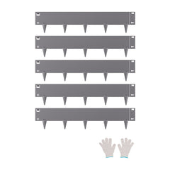 VEVOR Steel Landscape Edging, 5 Packs 39 x 5 in Rust-Resistant Metal Landscape Edging, Bendable Garden Edging Border