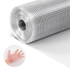 VEVOR Hardware Cloth, 1/2 inch 72 inch x 100 ft 19 Gauge Chicken Wire Fence, Hot-Dip Galvanized After Welding Metal