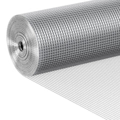 VEVOR Hardware Cloth 1/4 inch 48 inch x 100 ft 23 Gauge Chicken Wire Fence, Hot-Dip Galvanized After Welding Metal Wire
