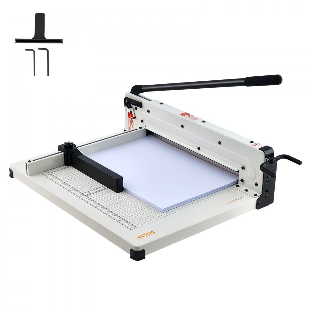 VEVOR Heavy Duty Paper Cutter, 17" Industrial Commercial Guillotine Paper Cutter for A3 Paper, 400 Sheet Capacity