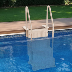 VEVOR Swimming Pool Ladder, 4-Step Double Handrails Stairs with Non-slip Heavy Duty Steps, Max Load Capacity 400 lbs