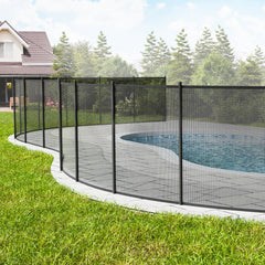 VEVOR Pool Fence, 4 x 108 FT Pool Fences for Inground Pools, Removable Child Safety Pool Fencing, Easy DIY Installation