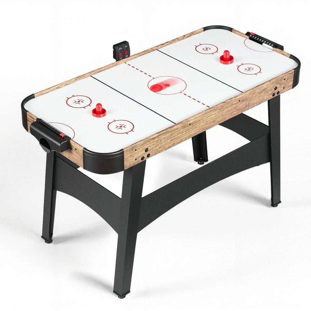 VEVOR 54" Air Hockey Table with Electronic Scorer & High-powered Blower, for Family Game Room, Basements and Home Air