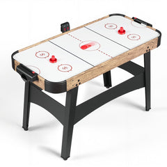 VEVOR 54" Air Hockey Table with Electronic Scorer & High-powered Blower, for Family Game Room, Basements and Home Air