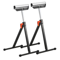 VEVOR 2-Pack Roller Stands, 135 lb Load Capacity, 26.8-42.5'' Adjustable Height, Folding Heavy Duty Design with 11.5 in