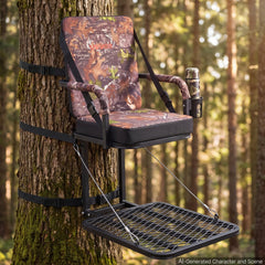VEVOR Heated Hunting Seat Cushion with Backrest, 3 Heat Levels, USB Powered, for Tree Stands & Hunting Blinds, Self-Supporting Outdoor Seat, 10-Hour Runtime Portable Pad for Camping & Fishing | VEVOR US