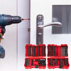 VEVOR Screwdriver Bit Set, 101-Piece, Magnetic Phillips, Pozidriv, Slotted, Square, Torx, Hex Bits, Hex Nut Sockets