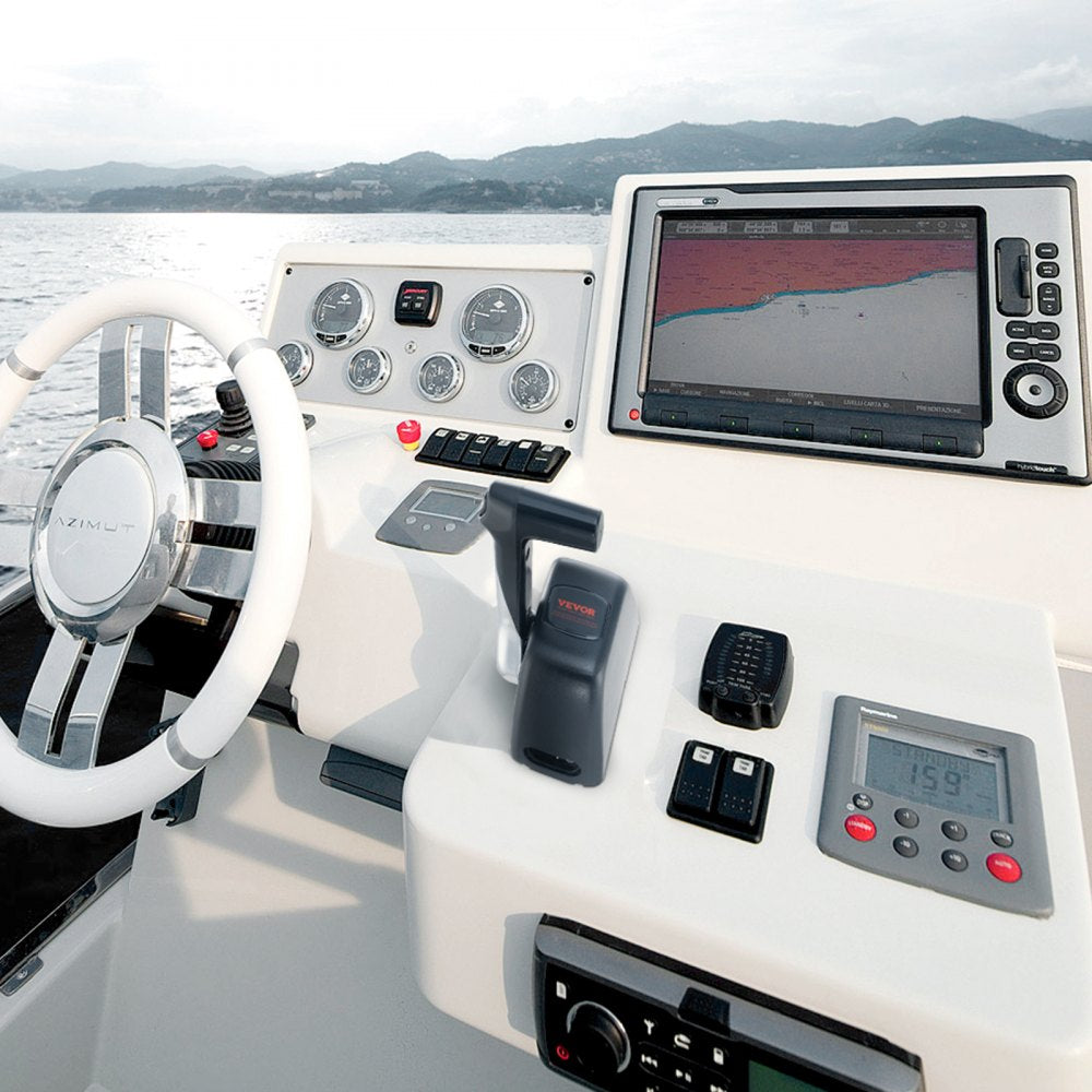 VEVOR Boat Throttle Control, 704-48205-P1 Top-Mounted Outboard Remote Control Box for Yamaha 4-Stroke, Marine Throttle