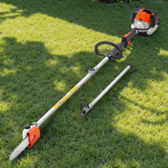 VEVOR Gas Pole Saw, 25CC 2 Stroke Gas Powered Pole Saws with 8 in Cutting Bar, Cordless Tree Trimmer with 23 fl.oz Fuel