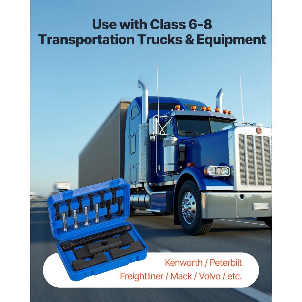 VEVOR Yoke Puller, Made for Class 6-8 Transportation Trucks and Equipment, Heavy Duty Yoke Removal Tool Kit, Automotive