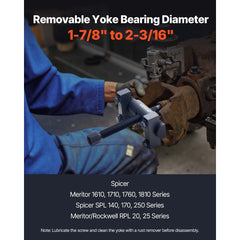 VEVOR Yoke Puller, Made for Class 6-8 Transportation Trucks and Equipment, Heavy Duty Yoke Removal Tool Kit, Automotive