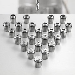VEVOR ER32 Collet Set 1/16"-13/16" 25 Piece ER32 Spring Collet Chuck Set, for Milling Machines & Drill Presses, 0.0008"