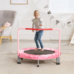 VEVOR 36" Kids Trampoline, 3FT Indoor Outdoor Trampoline, Foldable Mini Trampoline with Handle, Rebounder Trampoline