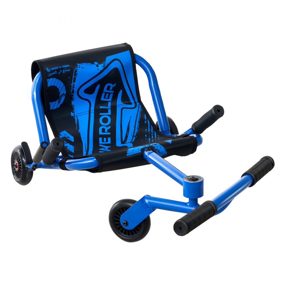 VEVOR Ride on Scooter 150 lbs Swing Side-to-Side for Amazing Riding Blue, for Ages 4+, Powered by Zig-Zag Motion, Ride