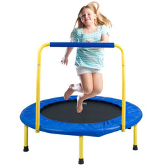 VEVOR 3FT Trampoline for Kids, 36" Trampolines Indoor/Outdoor Trampoline for Toddlers, Foldable Mini Baby Trampoline