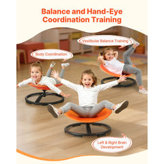 VEVOR Kids Swivel Chair, 220 lbs Capacity, Sensory Spinning Chair, Autistic Kids Sensory Toy Seat with Non-Slip Metal