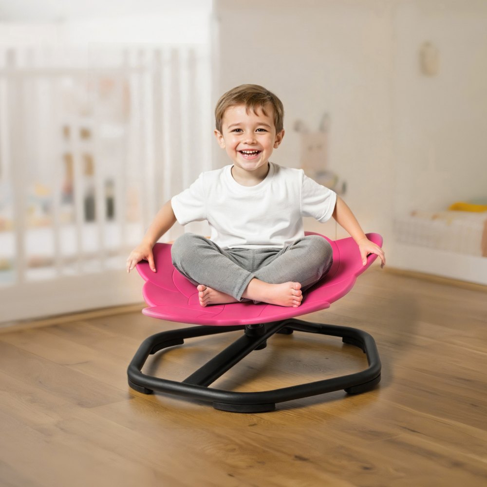 VEVOR Kids Swivel Chair, 220 lbs Capacity, Elephant Shape Sensory Spinning Chair, Autistic Kids Sensory Toy Seat with