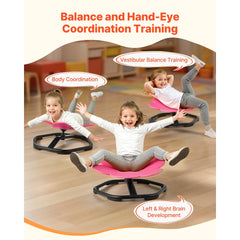 VEVOR Kids Swivel Chair, 220 lbs Capacity, Flower Shape Sensory Spinning Chair, Autistic Kids Sensory Toy Seat with