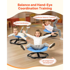 VEVOR Kids Swivel Chair, 220 lbs Capacity, Flower Shape Sensory Spinning Chair, Autistic Kids Sensory Toy Seat with