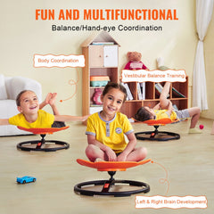 VEVOR Elephant Kids Swivel Chair, 220 LBS Capacity, 360° Spinning Chair, Autistic Kids Sensory Toy Chair with Non-Slip
