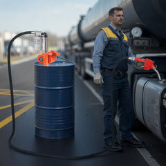 VEVOR Fuel Transfer Pump, 12V DC 10 GPM, Portable Diesel Transfer Pump Kit, with Auto Shut-Off Nozzle, Discharge Hose
