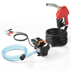 VEVOR Fuel Transfer Pump, 12V DC 15 GPM 1/4 HP, Portable Electric Diesel Transfer Pump with Auto Shut-Off Fuel Nozzle