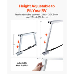 VEVOR Universal RV Stabilizer, RV Bumper Stabilizer for Trailers, Campers, Fifth Wheel, Compact Foldable Design for