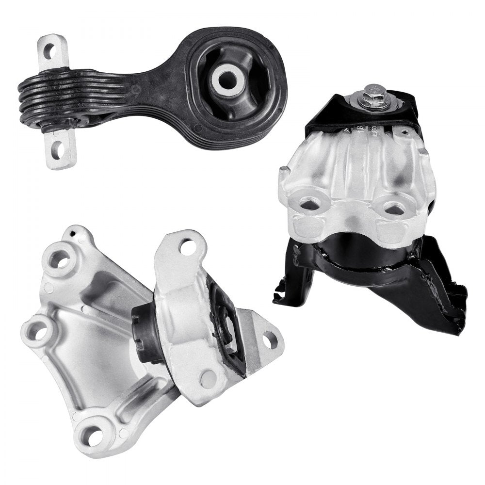 VEVOR Engine Motor Mount and Transmission Mount Kit Replacement, Set of 3, Compatible with 2012-2013 Honda Civic 1.8L