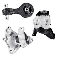 VEVOR Engine Motor Mount and Transmission Mount Kit Replacement, Set of 3, Compatible with 2012-2013 Honda Civic 1.8L