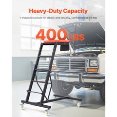 VEVOR Top Automotive Creeper, Engine Creeper with Adjustable Height 45.7" to 66.3", 400 LBS Capacity High Creeper, 4