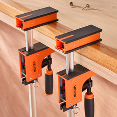 VEVOR Bar Clamps for Woodworking, 2-Pack 36 inch Parallel Clamp Set, F-Clamp with 1500 lbs Load Limit, Even Pressure