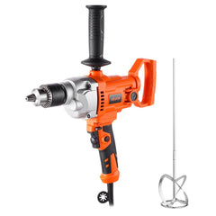 VEVOR Drill Mixer, 5/8 inch Corded Electric Drill Mixer Set, 0-850RPM 5.8A Mixing Drills, Mixing Drills Machine with