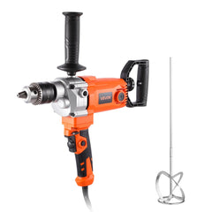 VEVOR Drill Mixer, 5/8 inch Corded Electric Drill Mixer Set, 0-750RPM 5.63A Mixing Drills, Mixing Drills Machine with
