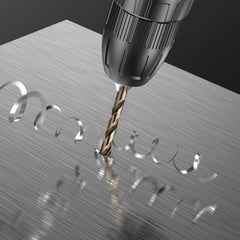 VEVOR Cobalt Drill Bit Set, 29 Pcs, M35 High Speed Steel Cobalt Drill Bits with Storage Case, for Drilling Metal