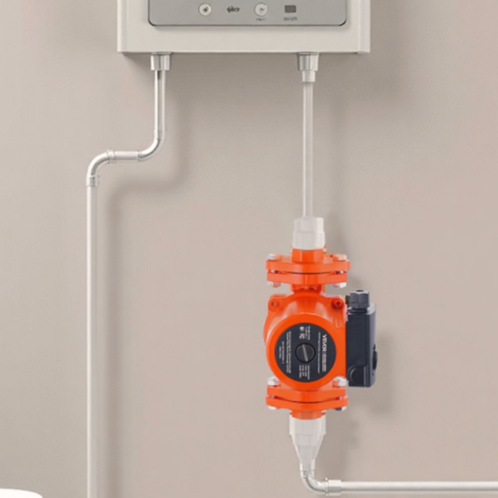 VEVOR F-009-BF5-J Cast Iron Circulator Pump, 17 GPM, AC 120V 35 ft Hot Water Recirculating Circulation Pump, 3/4-Inch