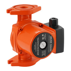 VEVOR F-15-58FC Cast Iron Circulator Pump, 17 GPM, AC 120V 20 ft Hot Water Recirculating Circulation Pump, 1-Inch