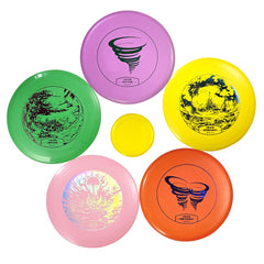 VEVOR Disc Golf Set, 5 PCS Beginners Flying Discs, Disc Golf Starter Set for Full-Body Strength Training, with Putter