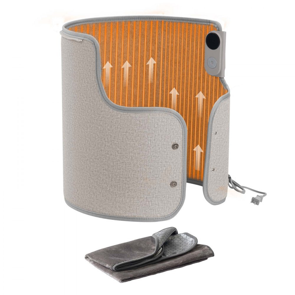 VEVOR Under Desk Space Heater,Rollable Foot Warmer Portable for Home&Office,Timer & Secure,Quiet for