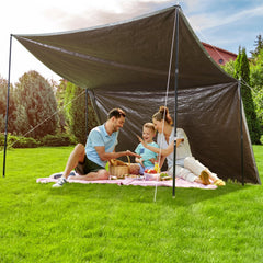 VEVOR Tarp Waterproof 16x20 ft, Plastic Poly Tarp Cover 10 Mil, Multi Purpose Tear UV and Temperature Resistant Outdoor
