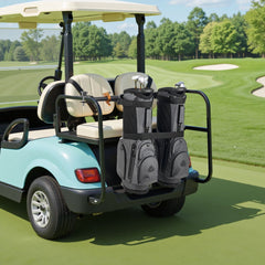 VEVOR Golf Cart Bag Holder, 53.9 x 7.7 x 2.4 Inch, Compatible with Most 2+2 Golf Cart Rear Seat with 1.2-Inch Square