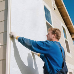 VEVOR House Wrap, 4.5 x 150 ft, 0.13 mm Thick Vapor Barrier, Heavy Duty Plastic Sheeting for Tear-resistant, Drop Cloth