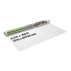 VEVOR House Wrap, 4.5 x 150 ft, 0.13 mm Thick Vapor Barrier, Heavy Duty Plastic Sheeting for Tear-resistant, Drop Cloth