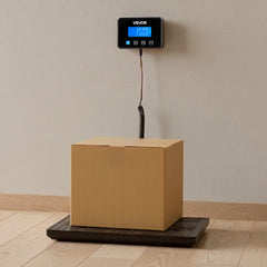 VEVOR Digital Postal Scale, 0.7 oz/3.5 oz Dual Accuracy, 660 lbs Commercial Weight Scale with Hold/Tare Function & LCD
