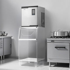 VEVOR Commercial Ice Maker Machine - Head, 300 Lbs/Day Stainless Steel Ice Machine with Scheduled Ice-Making