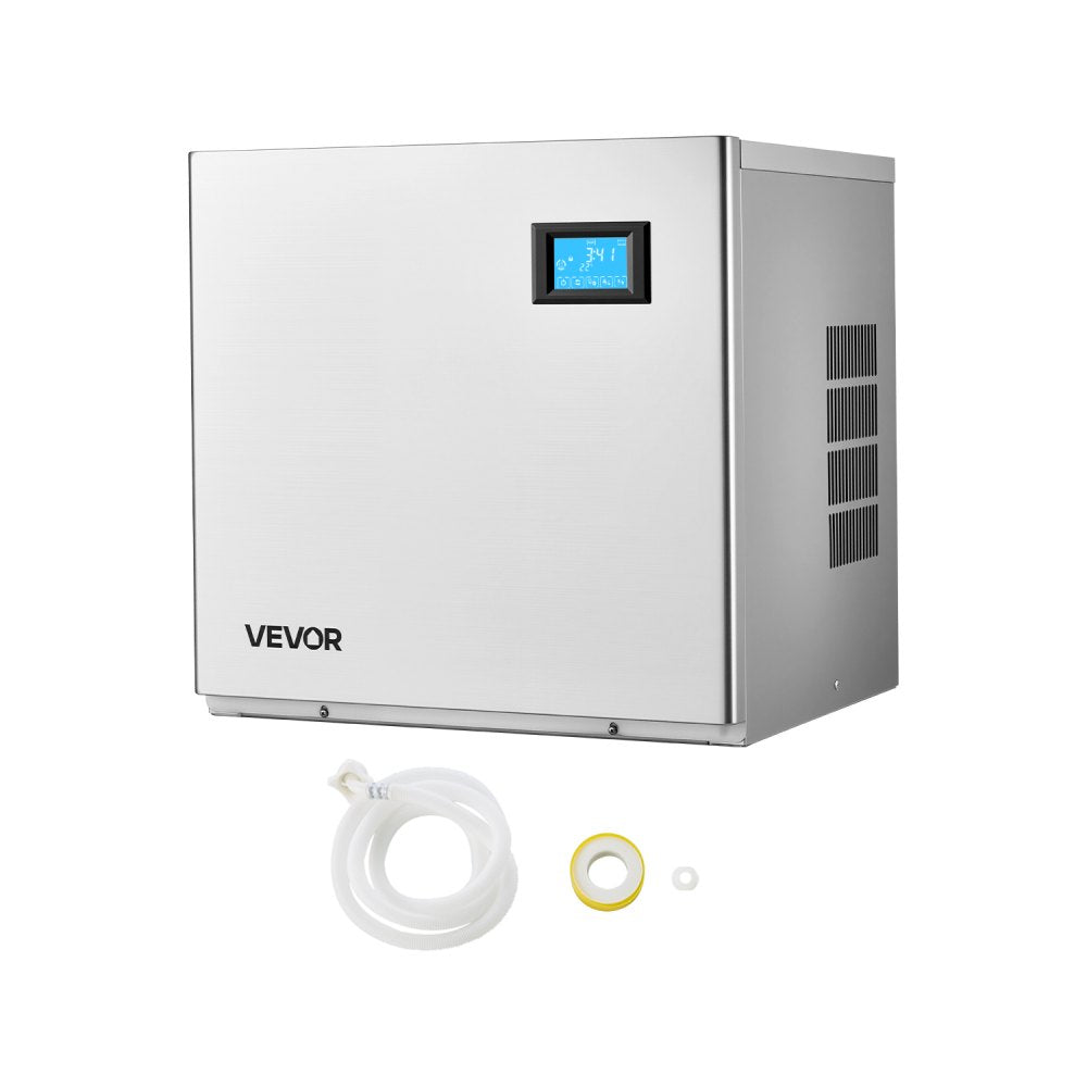 VEVOR Commercial Ice Maker Machine - Head, 360 Lbs/Day Stainless Steel Ice Machine with Self-Cleaning, 156 PCS Ice