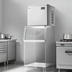 VEVOR Commercial Ice Maker Machine - Head, 450 Lbs/Day Stainless Steel Ice Machine with Scheduled Ice-Making