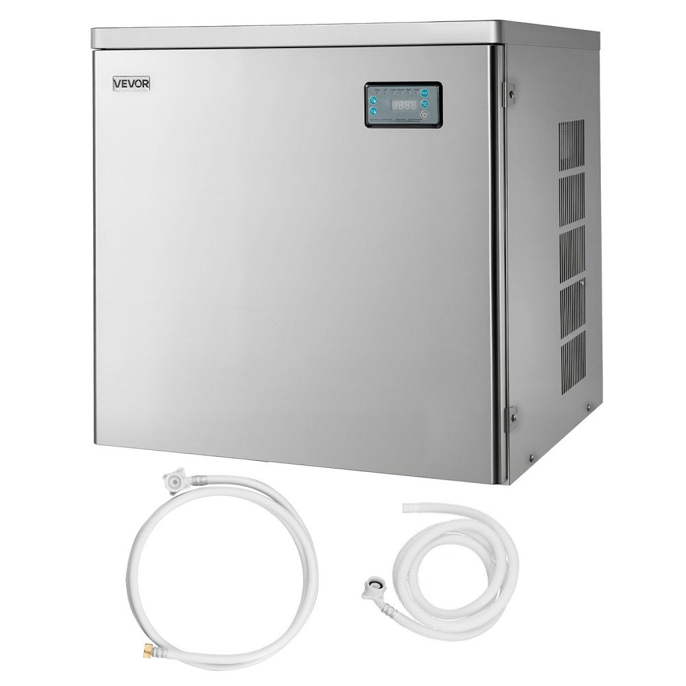 VEVOR Commercial Ice Maker Machine - Head, 450 Lbs/Day Stainless Steel Ice Machine with Scheduled Ice-Making